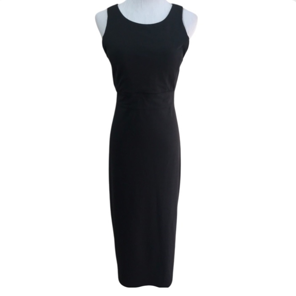 Athleta Black Olive Midi Dress